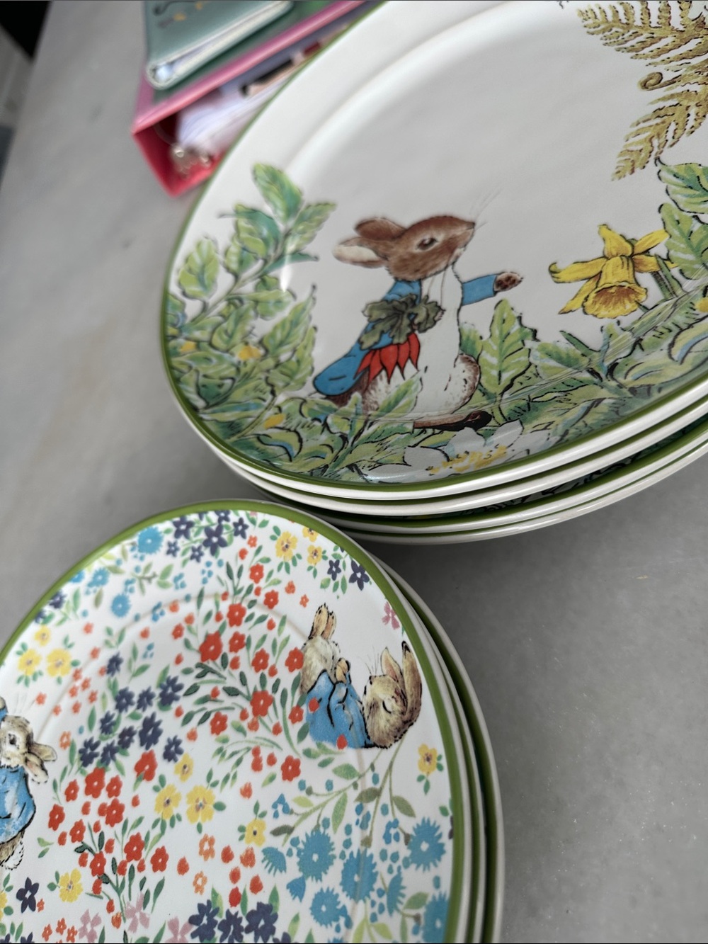 Pottery Barn Beatrix Potter Peter Rabbit set of 8